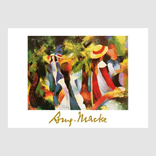 Kunstdruck MACKE, AUGUST - Ragazze sotto gli alberi 70 x 50 cm, viele Rahmenfarben zur Auswahl, hier ohne Rahmen Kunstdruck MACKE, AUGUST - Ragazze sotto gli alberi 70 x 50 cm, viele Rahmenfarben zur Auswahl, hier ohne Rahmen von Homedeco-24