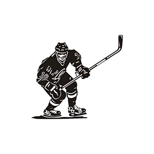 MACMRD Auto Styling Eishockey Sport Vinyl Auto Aufkleber, Schwarz, 14 cm x 13 cm, 1 stück MACMRD Auto Styling Eishockey Sport Vinyl Auto Aufkleber, Schwarz, 14 cm x 13 cm, 1 stück von MACMRD