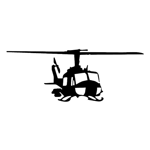 MACMRD Auto Aufkleber 18,2 cm * 7,2 cm Hubschrauber Auto Aufkleber Vinyl Zarte Aufkleber Kunst Grafisch von MACMRD