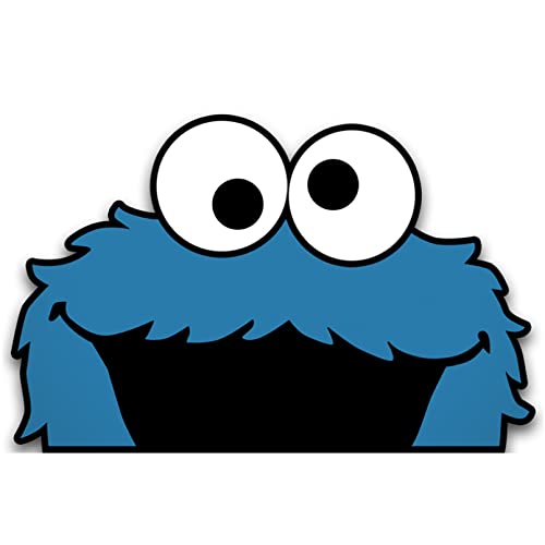 MACMRD Auto Aufkleber 20X9Cm Love Eating Cookie Peeking Monster Bunte Autoaufkleber Lustige Aufkleber Styling Aufkleber von MACMRD