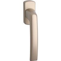 Maco - Fenstergriff Harmony Höhe 55mm mit Nocken 10/12mm und Vierkantstift 7x32mm Griff für Fenster, Aluminium titan eloxiert von MACO