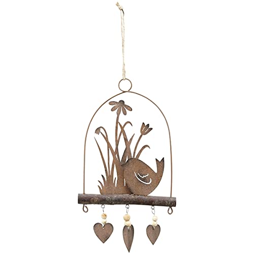 MACOSA EX260960 Dekohänger Metall Rost Vogel Frühling Frühlingsdeko Hängedekoration Gartendeko Rostdeko Dekoration Garten Deko rostig Metallvogel MACOSA EX260960 Dekohänger Metall Rost Vogel Frühling Frühlingsdeko Hängedekoration Gartendeko Rostdeko Dekoration Garten Deko rostig Metallvogel von MACOSA HOME