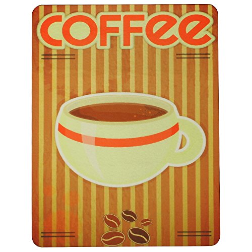 MACOSA PA310 Küchen-Unterlage Coffee Kunststoff 60 x 39 x 1 cm Untersetzer für Kaffemaschinen Wasserkocher Küchen-Zubehör Küchengeräte von MACOSA HOME