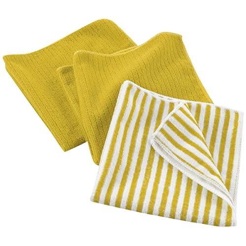 MACOSA U1790465 Mikrofaser Tücher 3er Set Gelb Weiß Spültuch Polyester Putztuch Reinigungstuch Putz-Lappen Spüllappen Putzlappen Küchentuch Tuch MACOSA U1790465 Mikrofaser Tücher 3er Set Gelb Weiß Spültuch Polyester Putztuch Reinigungstuch Putz-Lappen Spüllappen Putzlappen Küchentuch Tuch von MACOSA HOME