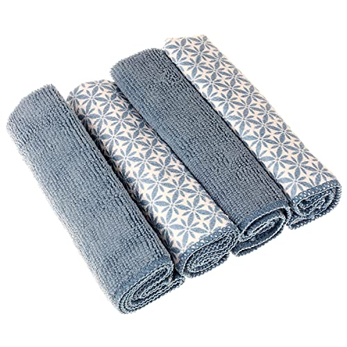 MACOSA KL13185_neu_blau 4er Set Design Spültücher/Poliertücher Mikrofaser Blau Putztuch Reinigungstuch Spül-Tuch saugstark & waschbar Küchen-Tuch (Blau … … MACOSA KL13185_neu_blau 4er Set Design Spültücher/Poliertücher Mikrofaser Blau Putztuch Reinigungstuch Spül-Tuch saugstark & waschbar Küchen-Tuch (Blau … … von MACOSA