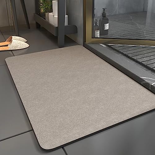 Badematte Rutschfester Badezimmerteppich - Gummi Schnell Trocken Super Absorbierender dünne Badteppich Passen unter Tür, badvorleger Waschbar, Duschvorleger für vor der Badewanne, Dusche, Waschbecken Badematte Rutschfester Badezimmerteppich - Gummi Schnell Trocken Super Absorbierender dünne Badteppich Passen unter Tür, badvorleger Waschbar, Duschvorleger für vor der Badewanne, Dusche, Waschbecken von MACUNIN