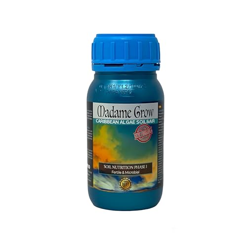 MADAME GROW Cannabis-Düngemittel - platzen lassen - Cannabis - Dünger - Blüte - Blütenförderer - Flüssig - anreichern (CARIBBEAN ALGAE 250ml) von MADAME GROW