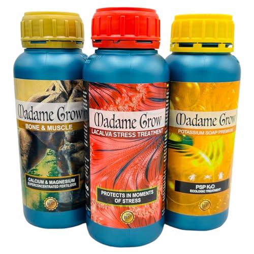 Madame Grow - Organischer Dünger - Schutz, Vorbeugung und Ernährung - Für Pflanzen 420 - KIT ACAPULCO (3x500ml) von MADAME GROW
