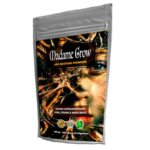 Rooting Powder by Madame Grow Stimulator für Wurzeln, Wurzel und Wachstum (100 g) von MADAME GROW