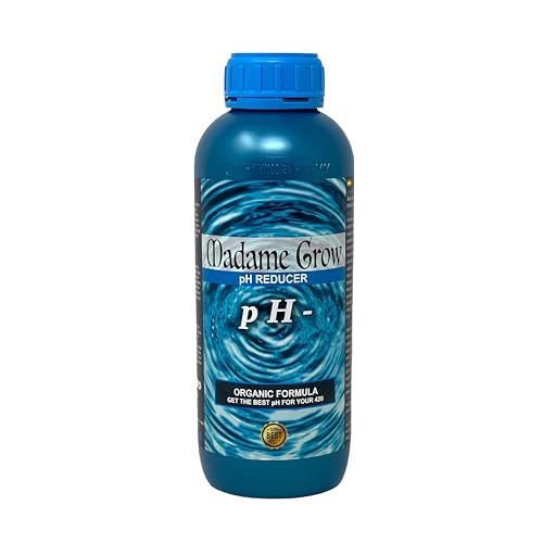 Madame Grow pH-Senker - pH Minus Flüssig Pflanzen - pH-Senker Pflanzen - pH-Senker Wert Pflanzen - pH Minus für Pflanzen - pH Down Pflanzen - pH-Regulator Pflanzen - (PH Reducer 1L) von MADAME GROW