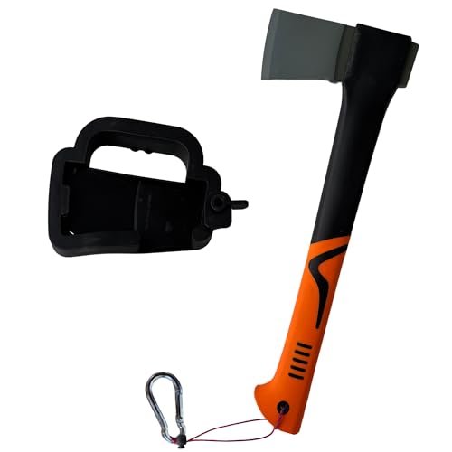 Axeplorer Axt 38 cm Bushcraft Spaltaxt mit Carbonstahlklinge, rutschfestem Griff, Klingenschutz, Karabiner & Seil – Camping Outdoor Beil, Survival Machete, Vanlife Werkzeug, holzspalter axt Axeplorer Axt 38 cm Bushcraft Spaltaxt mit Carbonstahlklinge, rutschfestem Griff, Klingenschutz, Karabiner & Seil – Camping Outdoor Beil, Survival Machete, Vanlife Werkzeug, holzspalter axt von MADE IN NOMAD