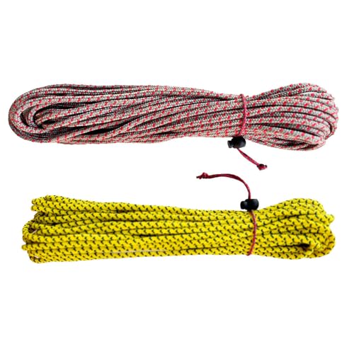 Knotty – Seilset mit 2 x 12 m in 5 und 6 mm robustem Paracord, Multifunktions-Seilschnur für Heimwerker, Gartenarbeit und Bootsfall – Kordel für DIY-Projekte, Biwak, Buschwerk Knotty – Seilset mit 2 x 12 m in 5 und 6 mm robustem Paracord, Multifunktions-Seilschnur für Heimwerker, Gartenarbeit und Bootsfall – Kordel für DIY-Projekte, Biwak, Buschwerk von MADE IN NOMAD