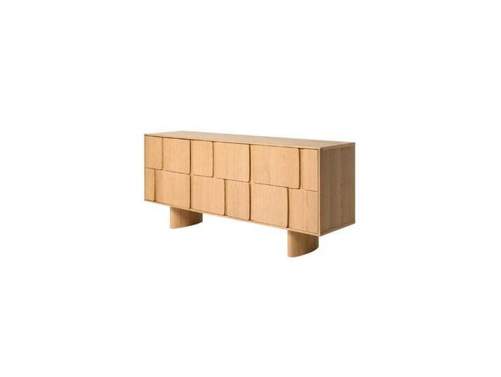 MADE Sideboard MADE.COM Cory Großes Sideboard (1 St), Massivholz und Holzfurnier von MADE.COM