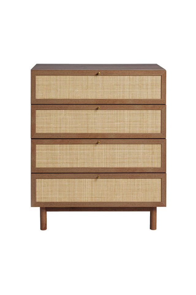 NULL Kommode MADE.COM Pavia Hohe Rattan-Kommode – 4 Schubladen (1 St) von NULL