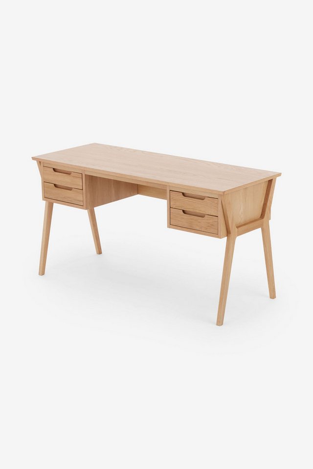 MADE Schreibtisch MADE.COM Jenson Schreibtisch (1-St), 4 Schubladen von MADE