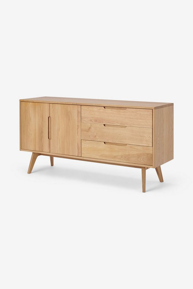 MADE Sideboard MADE.COM Jenson Sideboard (1 St), Eichenholz und Eichenfurnier von MADE