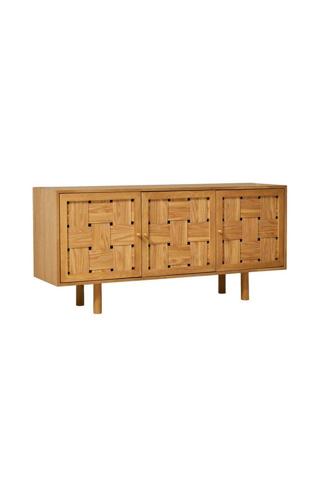 MADE Sideboard MADE.COM River Großes Sideboard (1 St), Massivholz und Holzfurnier von MADE