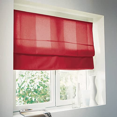 Dolpo Raffrollo, lichtdurchlässig, Produktreihe Must, Kirschrot, L 50 x H 190 cm Dolpo Raffrollo, lichtdurchlässig, Produktreihe Must, Kirschrot, L 50 x H 190 cm von MADECOSTORE