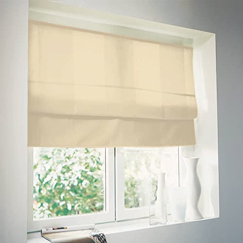 MADECOSTORE Dolpo Raffrollo, lichtdurchlässig – Produktreihe Must – Beige – L 60 x H 250 cm von MADECOSTORE