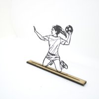 Handballerin Ja ...los Geht Es von MADEHOLZDESIGN