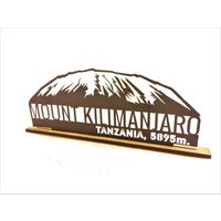 Mount Kilimandjaro Ich War Drauf Du Auch? von MADEHOLZDESIGN