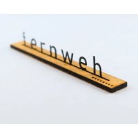 Typo_Line Fernweh von MADEHOLZDESIGN