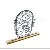 Zarautz Beach Das Surfer Mekka von MADEHOLZDESIGN