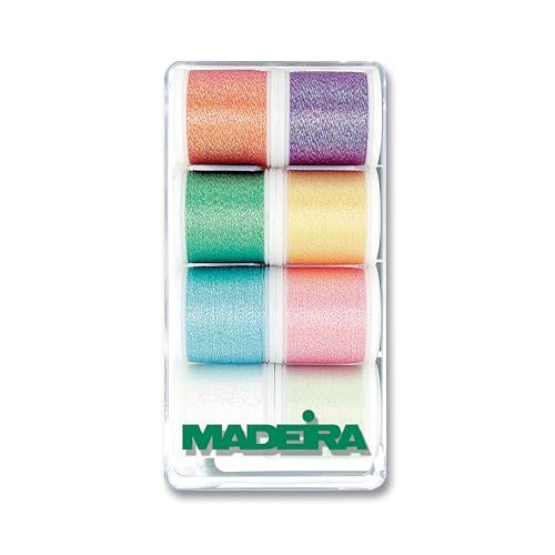 Madeira 8010 Stickbox Metallic Opal 8 Spulen à 200 m, One Size, 1600 Madeira 8010 Stickbox Metallic Opal 8 Spulen à 200 m, One Size, 1600 von MADEIRA