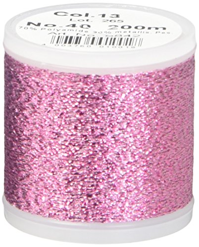 Madeira Metallic Sparkling Nr.40 Stickerei Gewinde, 200 Meter Länge, #013 Rosa von MADEIRA