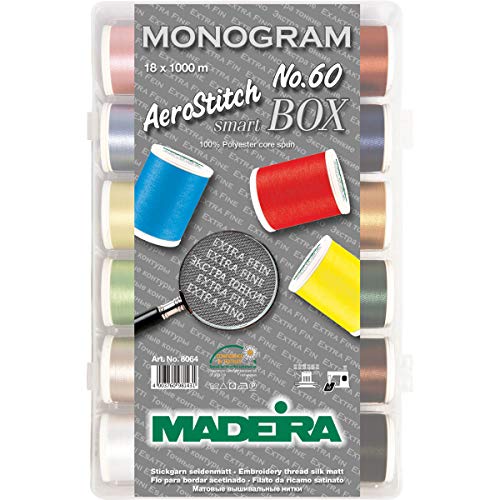 MADEIRA Monogram Smartbox Aerostitch (18 Spulen X 1000 m) von MADEIRA