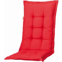 2 Stück MADISON Dessin Panama Garten-Bankauflage, Sitzauflage, 75% Baumwolle, 25% Polyester, 110 x 48 x 8 cm, in rot von Madison