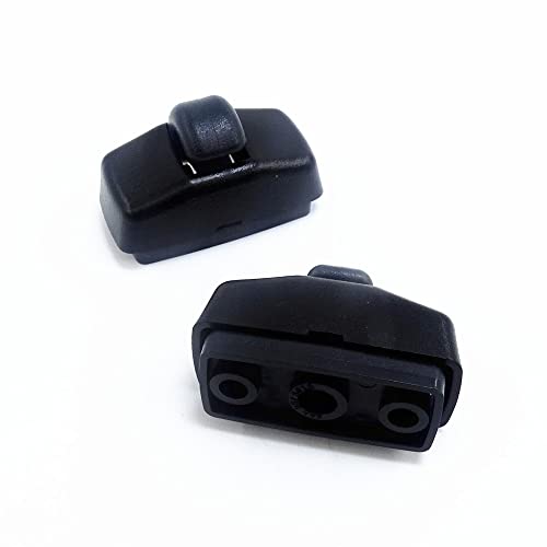 Car Sun Visor Clip Hakenhalterung Kompatibel Front Sun Visor Sunvisor Haken Clips Halterung 2 stücke Schwarz 3B0857561B. Kompatibel for Skoda Fabia 6Y Octavia Audi A4 A5 1U 1z Superb B5 3U. Auto Sonne von MADQW