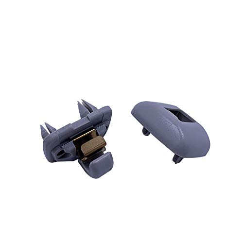 Car Sun Visor Clip Hakenhalterung Kompatible Sonnenblende-Aufhänger-Cliphalterhakenhalterung grau 8W0 857 562 A 8U0 857 562 A 8E0 857 562 A Kompatibel for A3 A4 A5 Q3 Q5 RS5 Auto Sonnenvisierhaken von MADQW