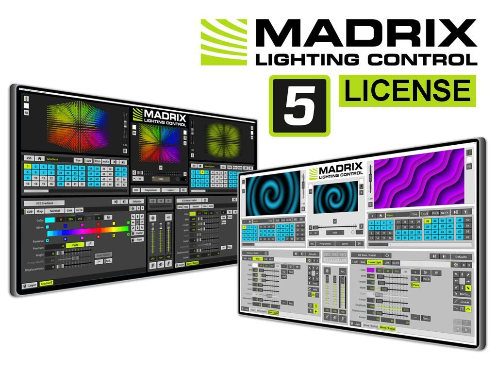 MADRIX 5 Professionelle LED-Pixel-Mapping Software Steuerungen + Controller DMX Controller DMX Software Controller von MADRIX