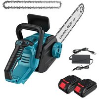 12 Zoll 1200W Akku-Kettensäge bürstenlos mit LCD-Display - Leichte Motorsäge für Holz, Baumschnitt, Gartenarbeiten, mit 2 Akku 12 Zoll 1200W Akku-Kettensäge bürstenlos mit LCD-Display - Leichte Motorsäge für Holz, Baumschnitt, Gartenarbeiten, mit 2 Akku von MAEREX