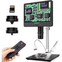 AD249S-M 10,1 Zoll HDMI Digitales Münzmikroskop 2000x für Erwachsene, 3 Linsen 2160P UHD Videoaufzeichnung, Löt-/Biologisches Mikroskop-Kit mit AD249S-M 10,1 Zoll HDMI Digitales Münzmikroskop 2000x für Erwachsene, 3 Linsen 2160P UHD Videoaufzeichnung, Löt-/Biologisches Mikroskop-Kit mit von MAEREX