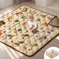 Baby Spielmatte Krabbelmatte Boden Spielunterlage Laufstallmatte, Rutschfeste Faltbar, 125x125 cm Baby Spielmatte Krabbelmatte Boden Spielunterlage Laufstallmatte, Rutschfeste Faltbar, 125x125 cm von MAEREX