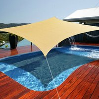 Maerex - Sonnensegel Rechteck UV-Sonnen-Schutz Terrasse Balkon Tarp Wasserdicht 2.5x3M von MAEREX