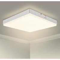 Solmore led Deckenleuchte 24W Deckenlampe 4000K 2200LM Neutralweiß IP54 Wasserfest Lampe Decke Badlampe für Badezimmer Wohnzimmer Flur Küche Balko von MAEREX