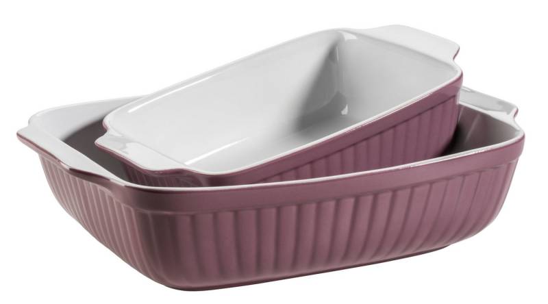 MÄSER Auflaufform Kitchen Time, rechteckig, Steinzeug, (2-St) von MÄSER