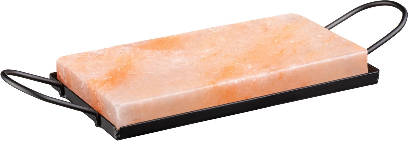 MÄSER Backstein Heißer Stein, (Set, 2-St., 1x Salzstein, 1x Halterung für Grillstein), Backofengeeignet von MÄSER