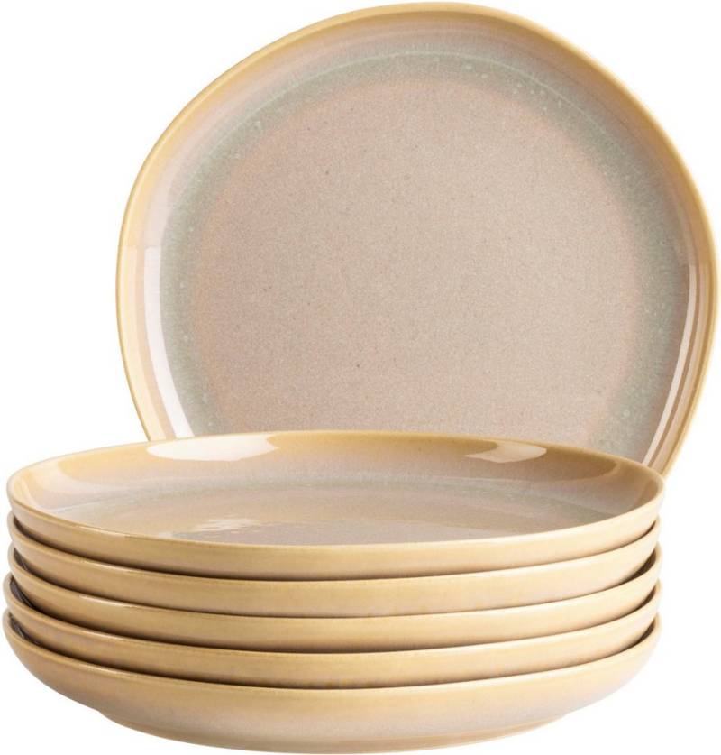 MÄSER Dessertteller Cordelia, Teller-Set aus Steinzeug, (6 St), Geschirr-Set von MÄSER