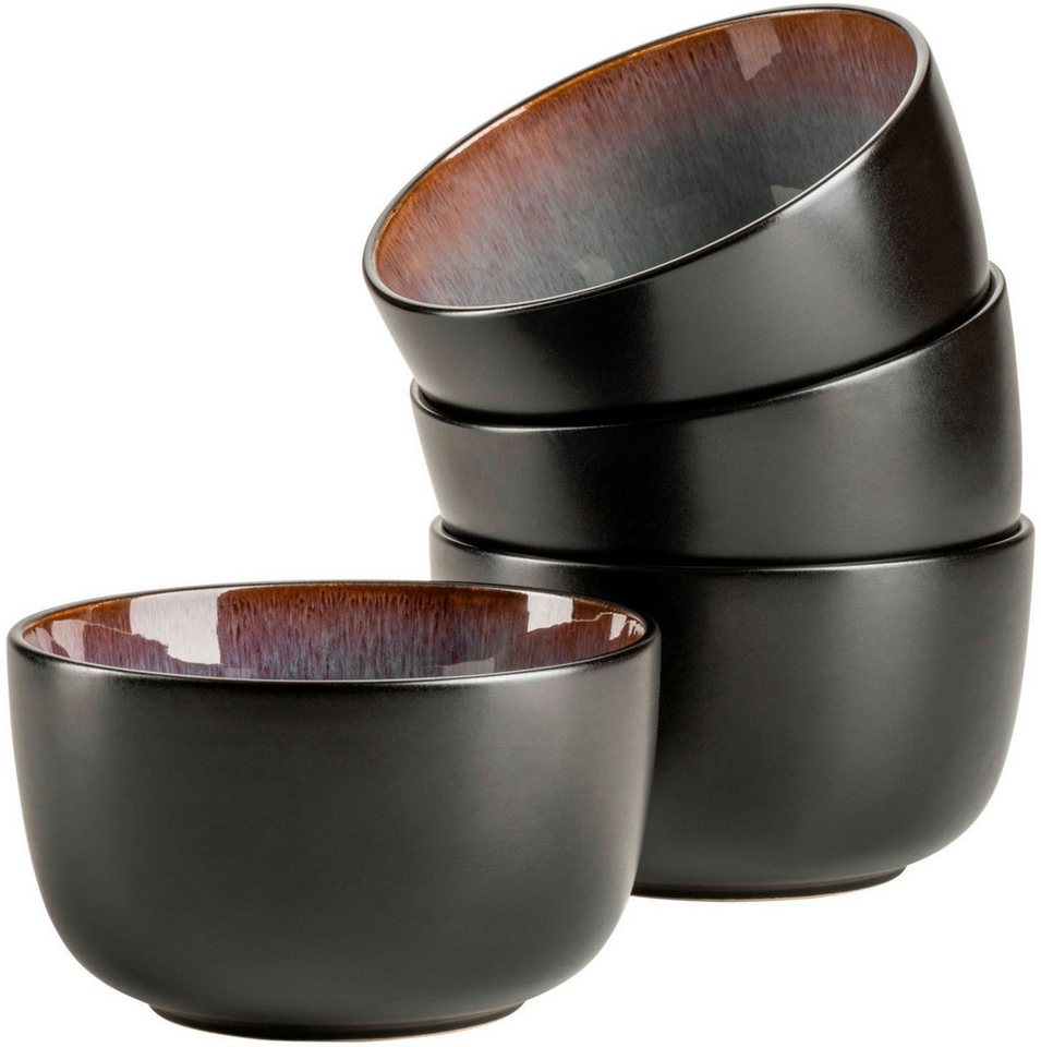 MÄSER Müslischüssel TEONA, Schüssel-Set, Steinzeug, Steinzeug, (4-tlg) von MÄSER