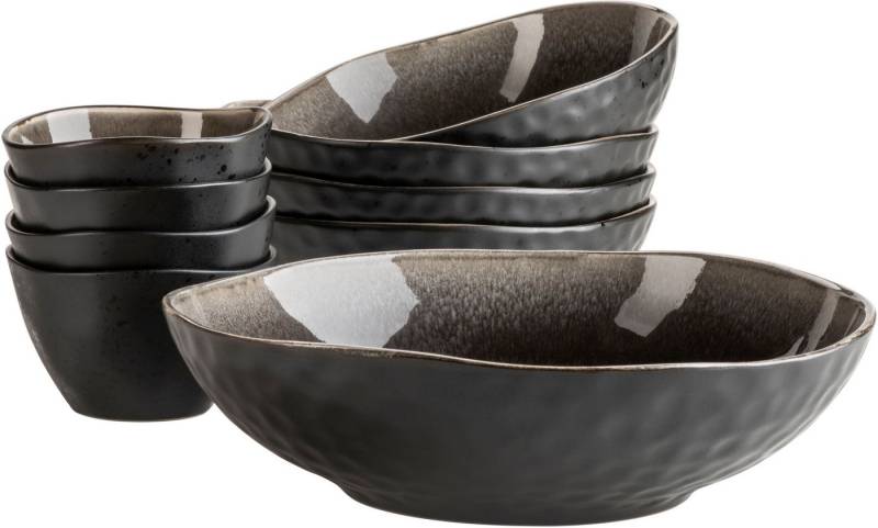 MÄSER Schale NIARA ORGANIC, Schüssel-Set, Keramik, Keramik, (9-tlg) von MÄSER