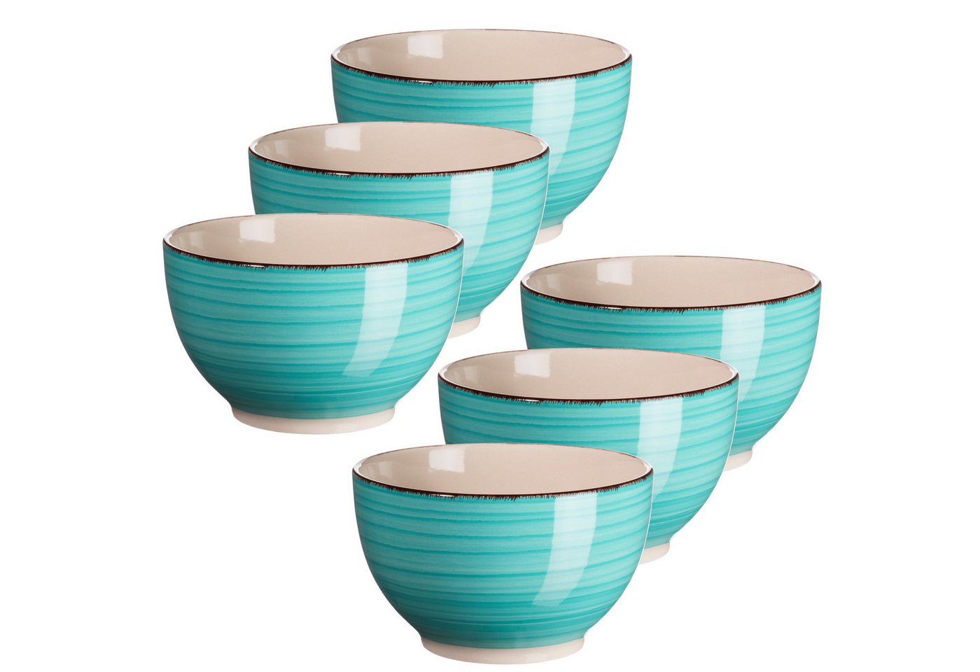 MÄSER Müslischale LUMACA, Steinzeug, (6-tlg) von MÄSER