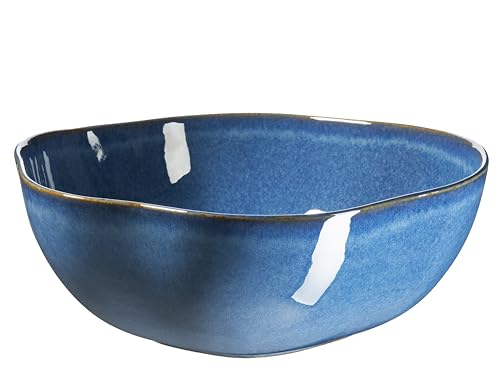 MÄSER Serie Cordelia, Salatschüssel aus hochwertigem Steinzeug, unregelmäßige Geschirr Formen; Steinzeug, Sand MÄSER Serie Cordelia, Salatschüssel aus hochwertigem Steinzeug, unregelmäßige Geschirr Formen; Steinzeug, Sand von MÄSER
