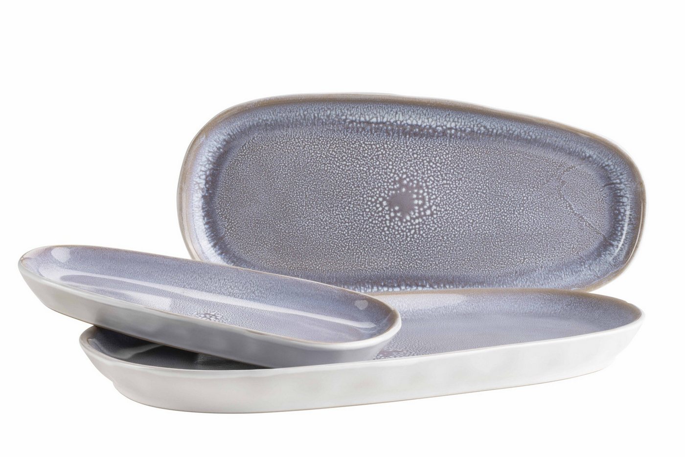 MÄSER Servierplatte Elea, Steinzeug, (3-tlg) von MÄSER