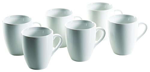 Mäser, Serie Colombia, Kaffeebecher 31 cl, Porzellan Geschirr-Set für 6 Personen von MÄSER