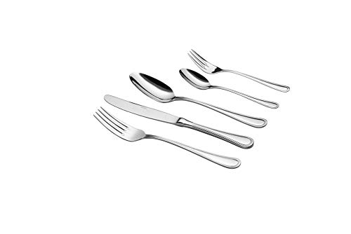 Mäser 931284 30-teilige Besteckgarnitur, Chromstal Besteck-Set für 6 Personen, Silber von MÄSER