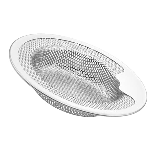 MAEXUS Abflusssieb Edelstahl,Sieb für Spülbecken,abflusssieb küchenspüle,Spülbeckensieb,Haarsieb Dusche,Waschbecken Sieb, für Dusche,Badewanne, Küche(11 * 8 * 2.3cm) von MAEXUS